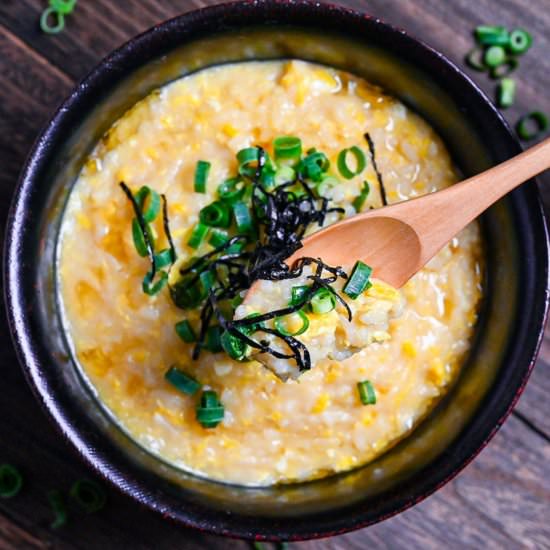 Okayu (Japanese Rice Porridge) - Recipe photo by Sudachi Recipes
