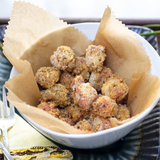 Baked panko popcorn shrimp - Recipe photo by a zest for life