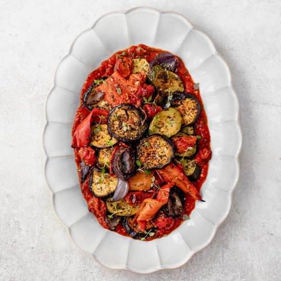 San Marzano Sauce and Rustic Veg - Recipe photo by The Real Food Geek