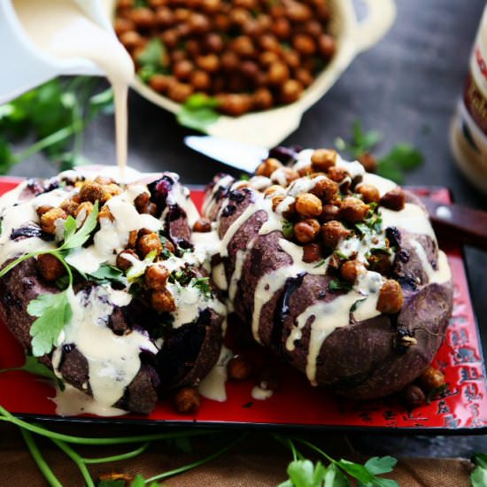 Roasted Purple Sweet Potatoes - Recipe photo by angiesrecipes