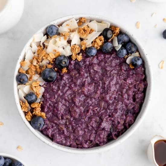 Blueberry Oatmeal - Recipe photo by purelykaylie