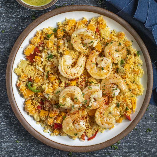 Mojo Shrimp with Couscous - Recipe photo by ChiliPepperMadness