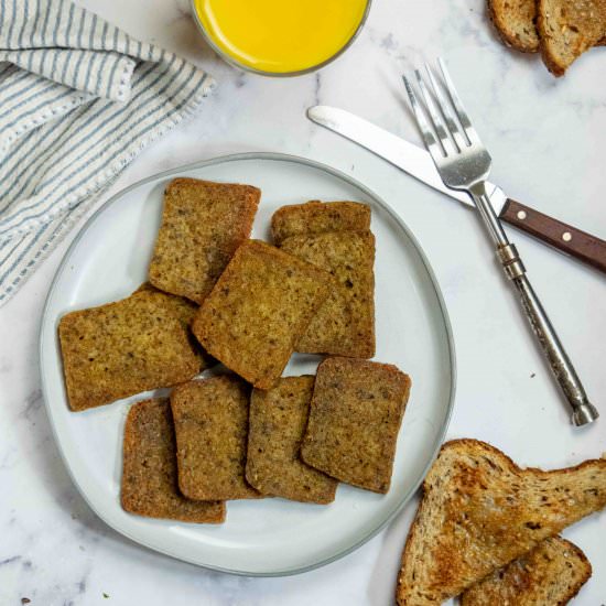 Air fryer Scrapple - Recipe photo by JawnsICooked