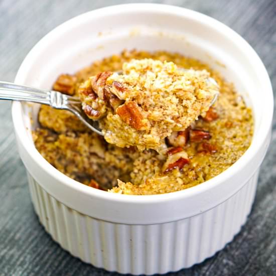 Microwave Banana Bread Baked Oats - Recipe photo by MyLifeCookbook