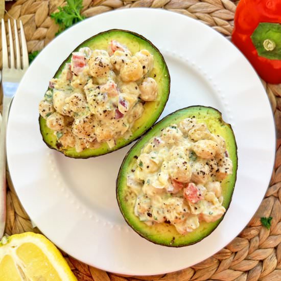 Stuffed Avocados with Chickpeas - Recipe photo by Spain on a Fork