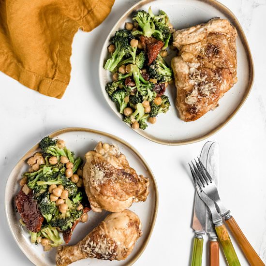sheet pan chicken with broccoli - Recipe photo by sheri silver