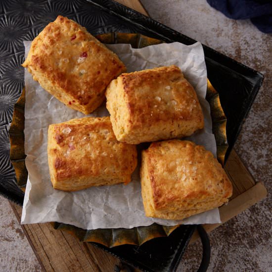 Pimento Cheese Biscuits - Recipe photo by Barbara Curry