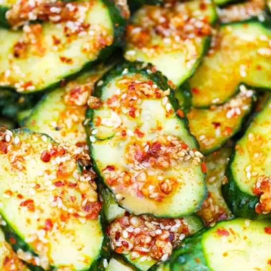 Spicy Cucumber Salad - Recipe photo by 30minutesmeals