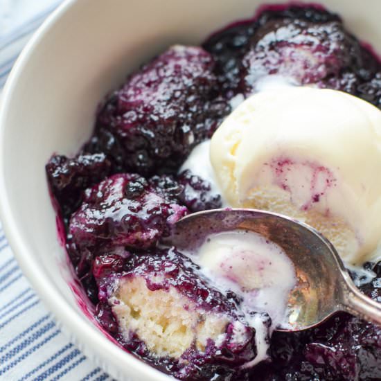 Blueberry Grunt - Recipe photo by maritimecountrykitchen