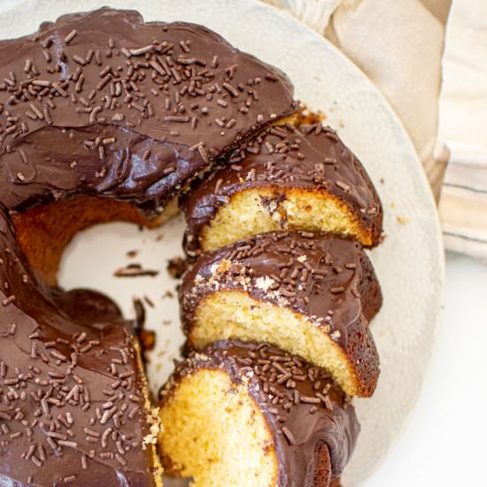 Chocolate Brown Butter Bundt Cake - Recipe photo by mimibakesphotos
