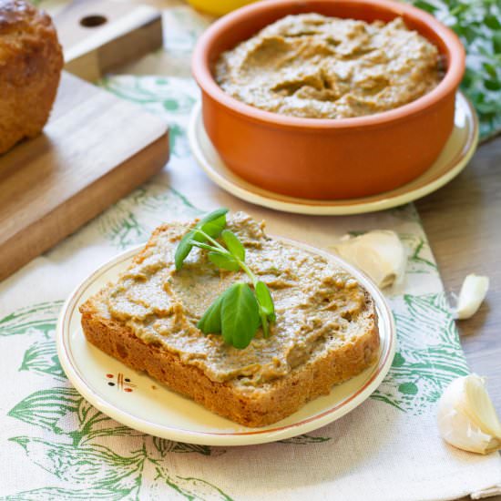 Green lentil spread - Recipe photo by mecooks.com