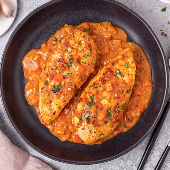 Creamy Peri Peri Chicken - Recipe photo by healthyfitnessmeals
