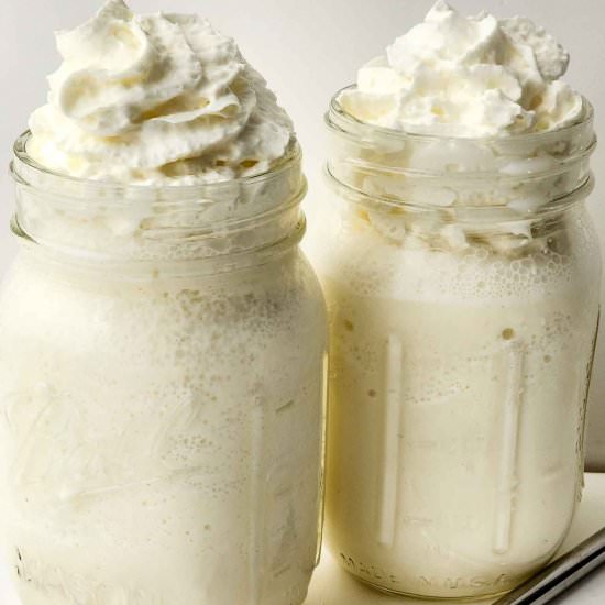 Starbucks Vanilla Bean Frappuccino - Recipe photo by bklynactivemama