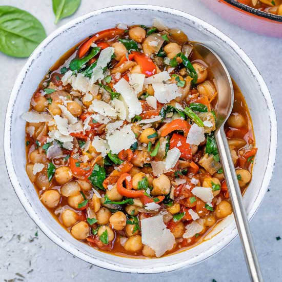 VEGETARIAN CHICKPEA STEW - Recipe photo by healthyfitnessmeals