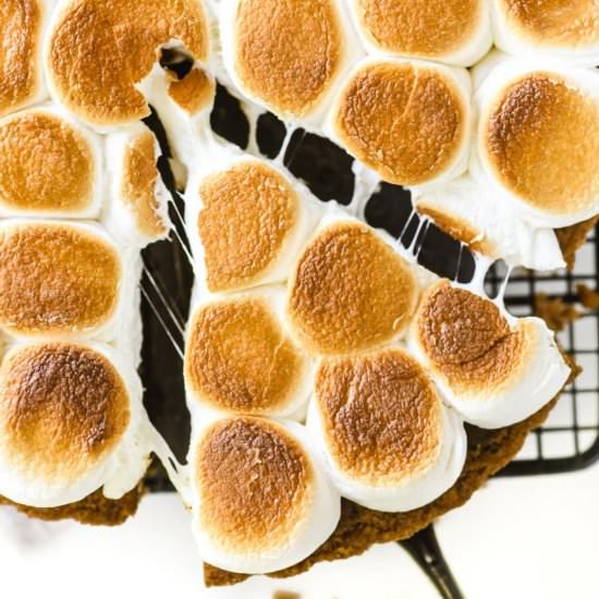 S'mores Cookie Pie! - Recipe photo by The View from Great Island