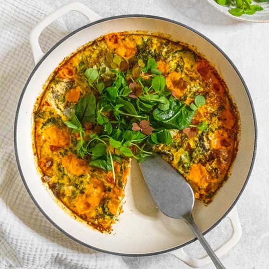 Cheeseburger Frittata - Recipe photo by The Real Food Geek