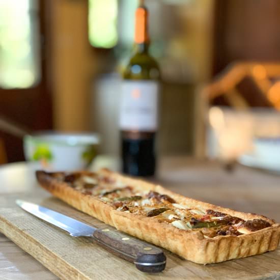 Asparagus quiche - Recipe photo by Healthy Epicurean