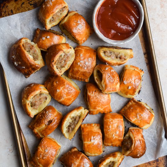 Honey Mustard Sausage Rolls - Recipe photo by missrachelphipps