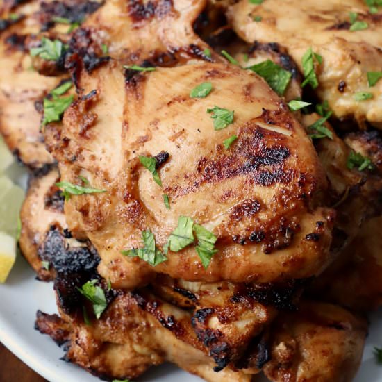Grilled Chicken Thigh Marinade - Recipe photo by Whitney Bond