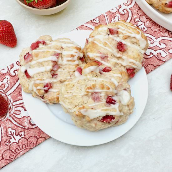 Homemade Strawberry Drop Biscuits - Recipe photo by anothertablespoon