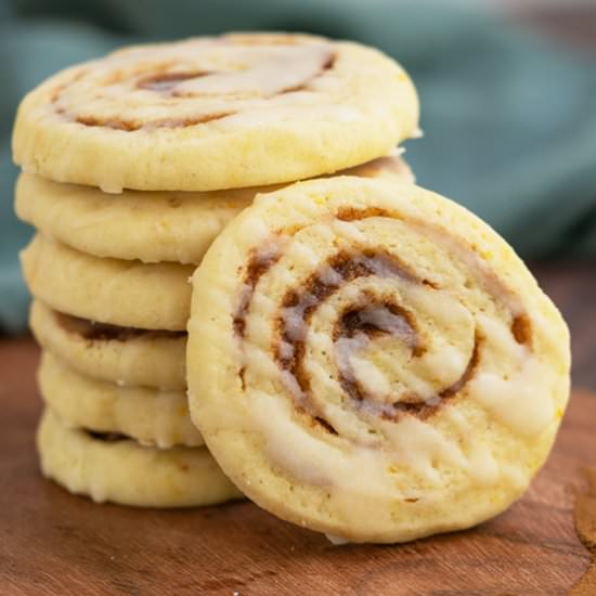 Cinnamon Orange Pinwheel Cookies - Recipe photo by Mycookiejourney