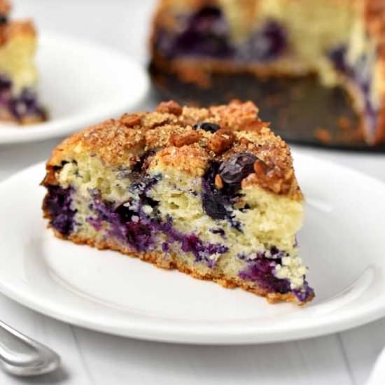 Gluten Free Blueberry Cake - Recipe photo by Flavor Walk