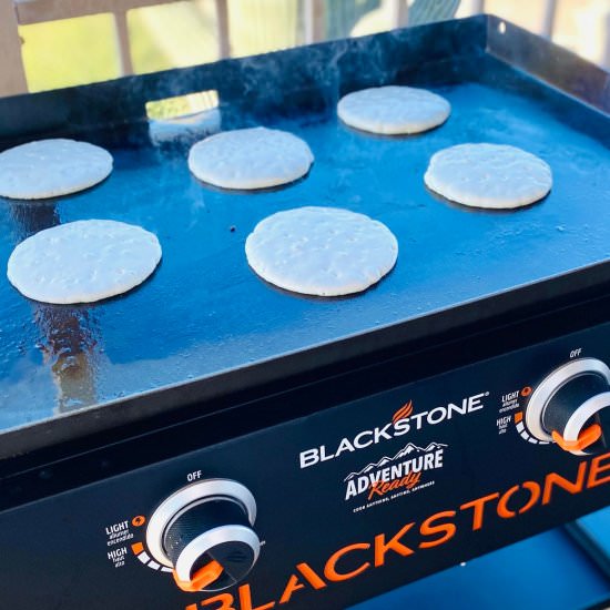 Blackstone Pancakes on Griddle - Recipe photo by AubreysKitchen