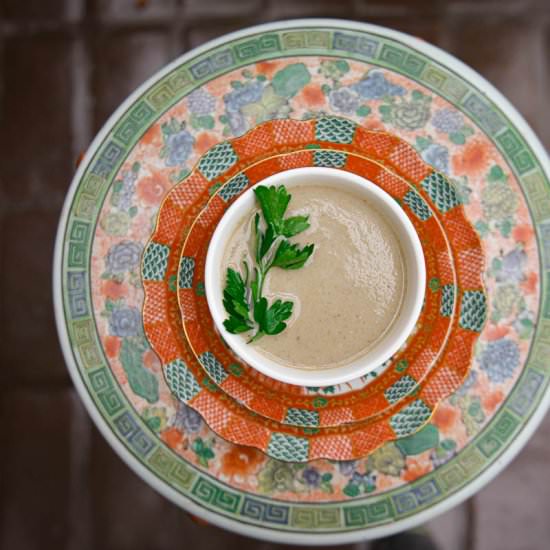 Mushroom-Artichoke Soup - Recipe photo by Blue Cayenne