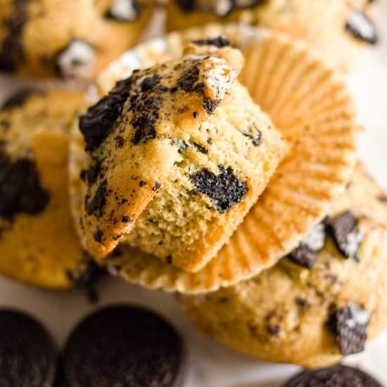 Oreo Muffins - Recipe photo by PastryWishes