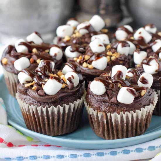 Rocky Road Cupcakes - Recipe photo by karenskitchenstories