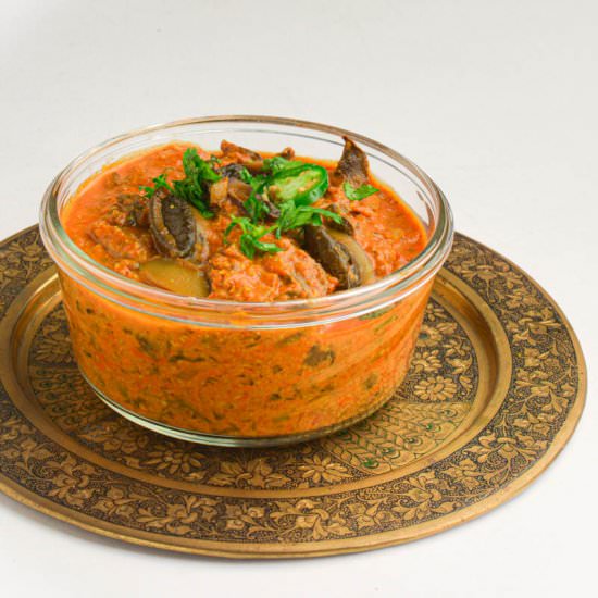 Mushroom Masala Curry - Recipe photo by Blue Cayenne