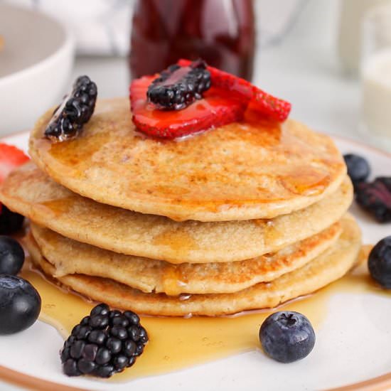 Silken Tofu Pancakes - Recipe photo by plantbasedjess