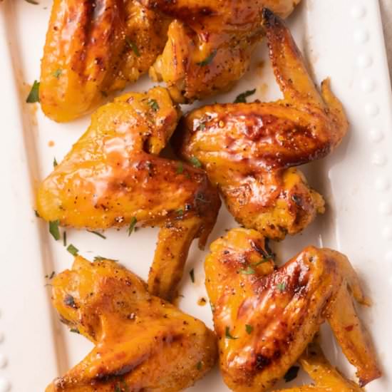 Hot honey lemon pepper wings - Recipe photo by debsdailydish