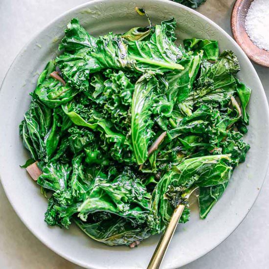 Sautéed Kale and Chard - Recipe photo by forkintheroad