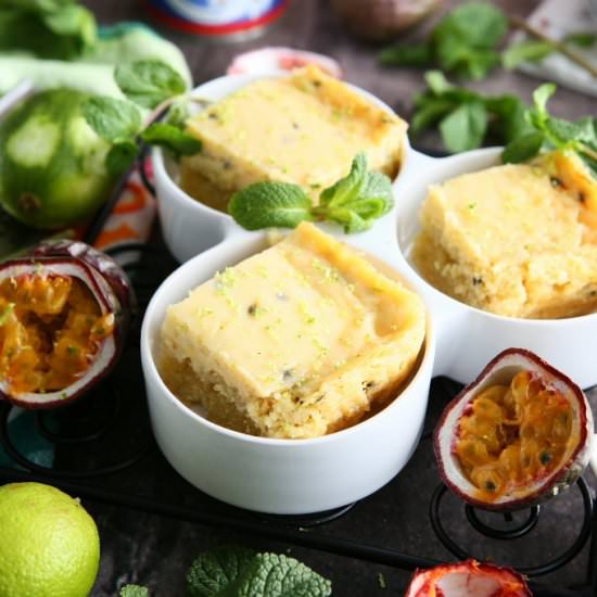 Passionfruit and Lime Slices - Recipe photo by angiesrecipes