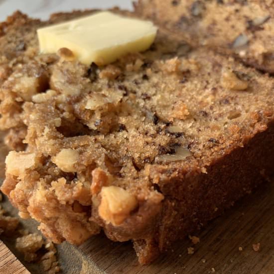Sour Cream Banana Bread Streusel - Recipe photo by NotEntirelyAverage
