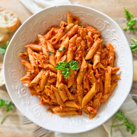 Spanish Tuna Pasta - Recipe photo by Spain on a Fork