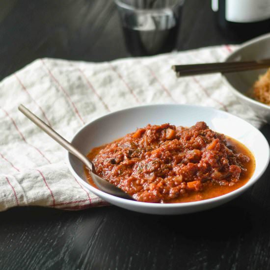 Greek Tomato Sauce - Recipe photo by Feed Your Soul