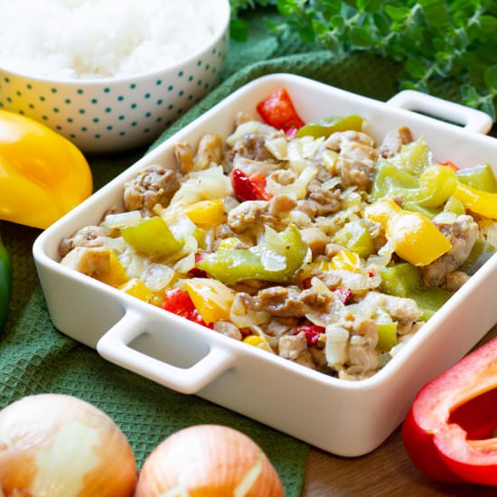 Chicken fajitas - Recipe photo by mecooks.com