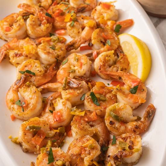 Pepper Shrimp - Recipe photo by debsdailydish