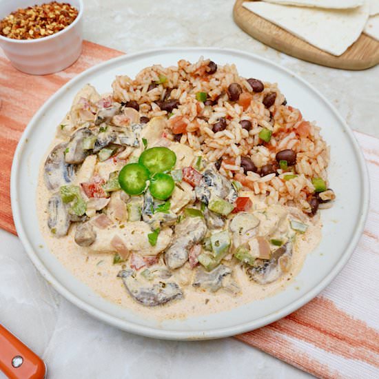 Mexican Chicken Crema - Recipe photo by anothertablespoon