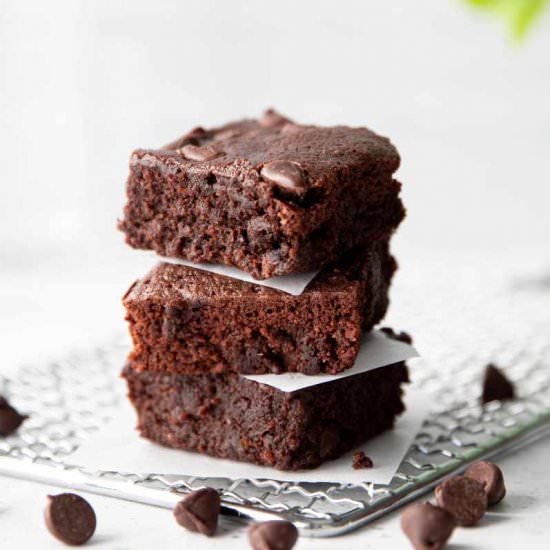 Almond Flour Brownies - Recipe photo by wholefully