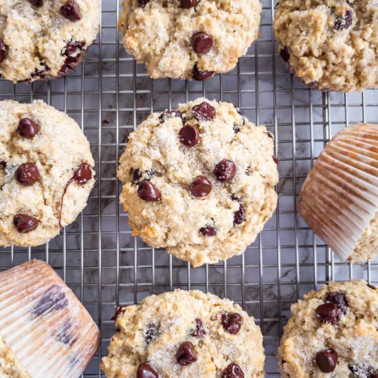 Chocolate Chip Buttermilk Muffins - Recipe photo by ThePypersKitchen