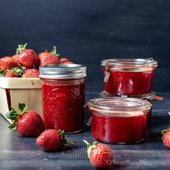 How to Make Strawberry Jam - Recipe photo by hearthandvine