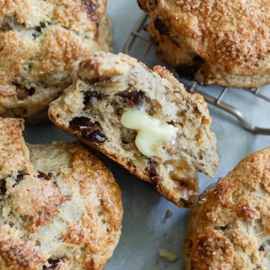 Date and Walnut Scones - Recipe photo by LifeAroundtheTable