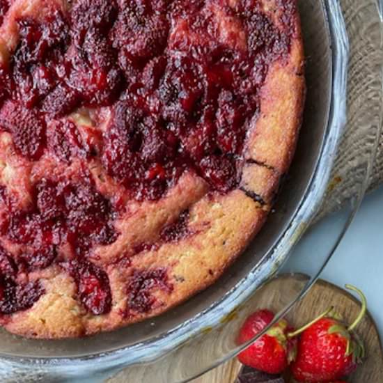Chocolate Strawberry Spoon Cake - Recipe photo by Harvest Chocolate