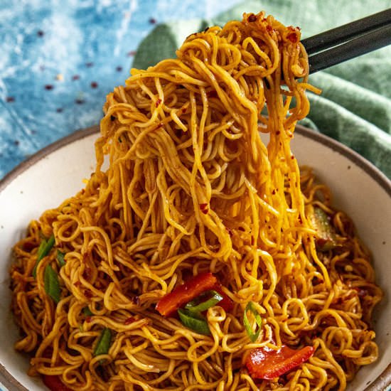 Gochujang Noodles - Recipe photo by ChiliPepperMadness