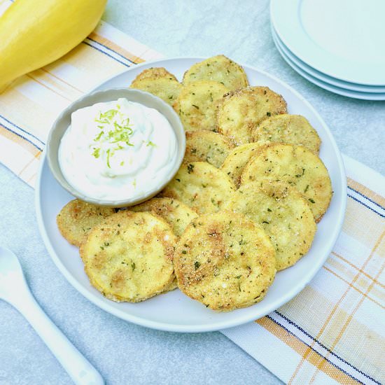 Crispy Fried Yellow Squash - Recipe photo by anothertablespoon