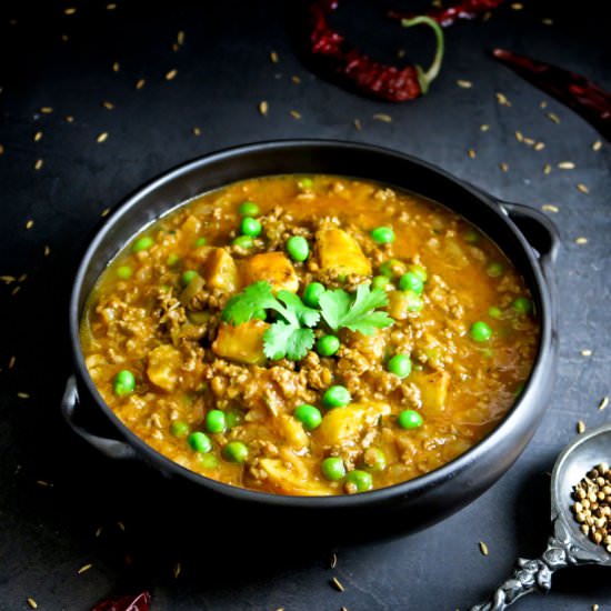Aloo keema matar - Recipe photo by Culinaire bagage