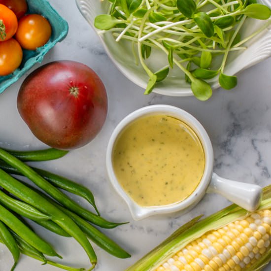 best Lemony Tahini Dressing - Recipe photo by a zest for life